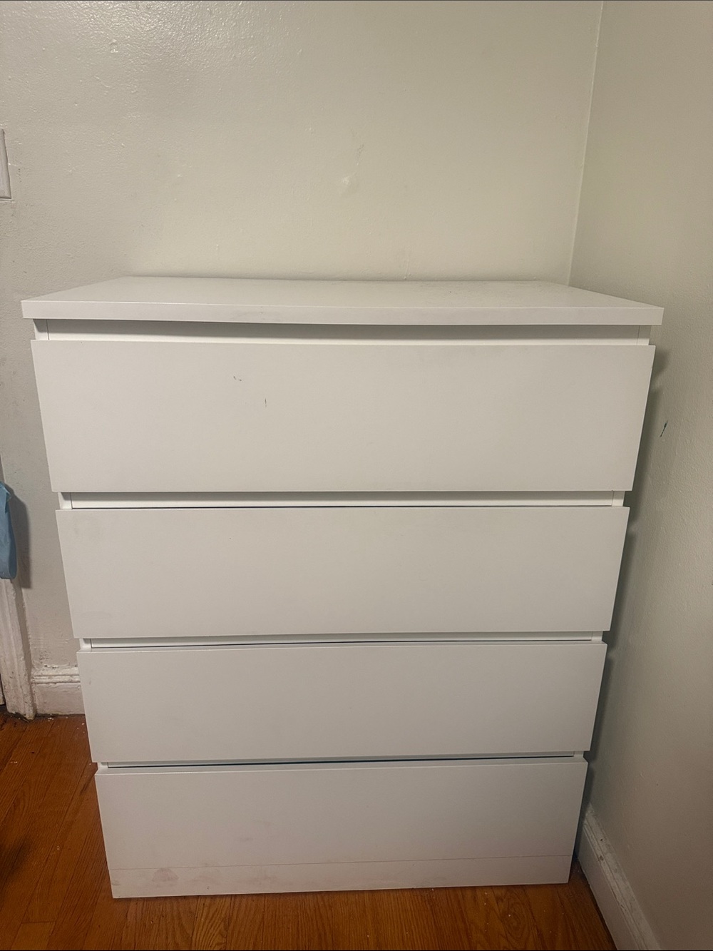 IKEA White 4-Drawer Dresser - Minimalist Storage Chest